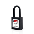 oshalock lockout manufacturer 38mm Nylon Shackle ABS Industrial padlock With Master Key